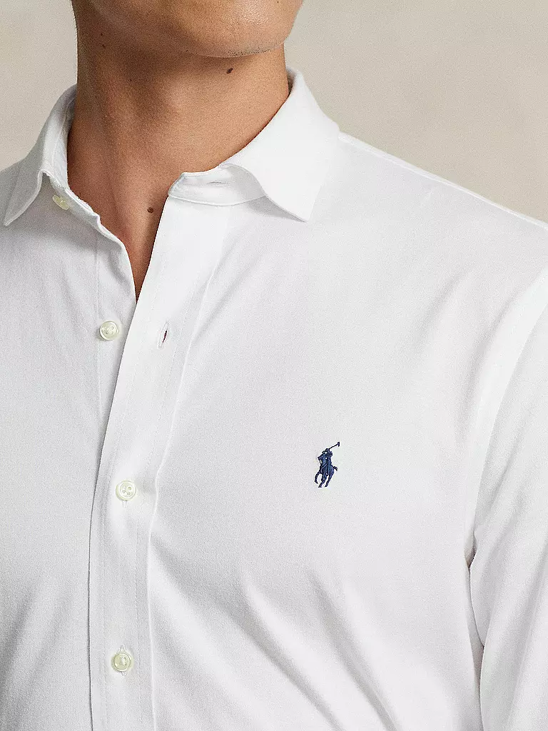 POLO RALPH LAUREN | Jerseyhemd Slim Fit | weiss