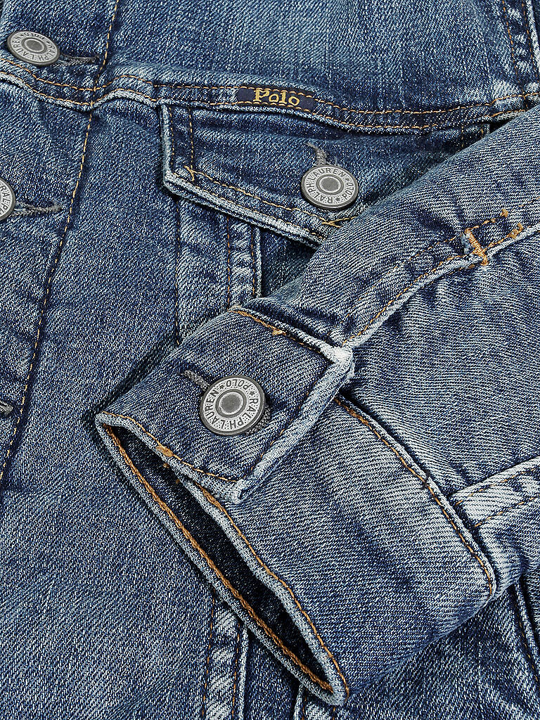 POLO RALPH LAUREN | Jungen-Jeansjacke mit Teddyfutter | blau