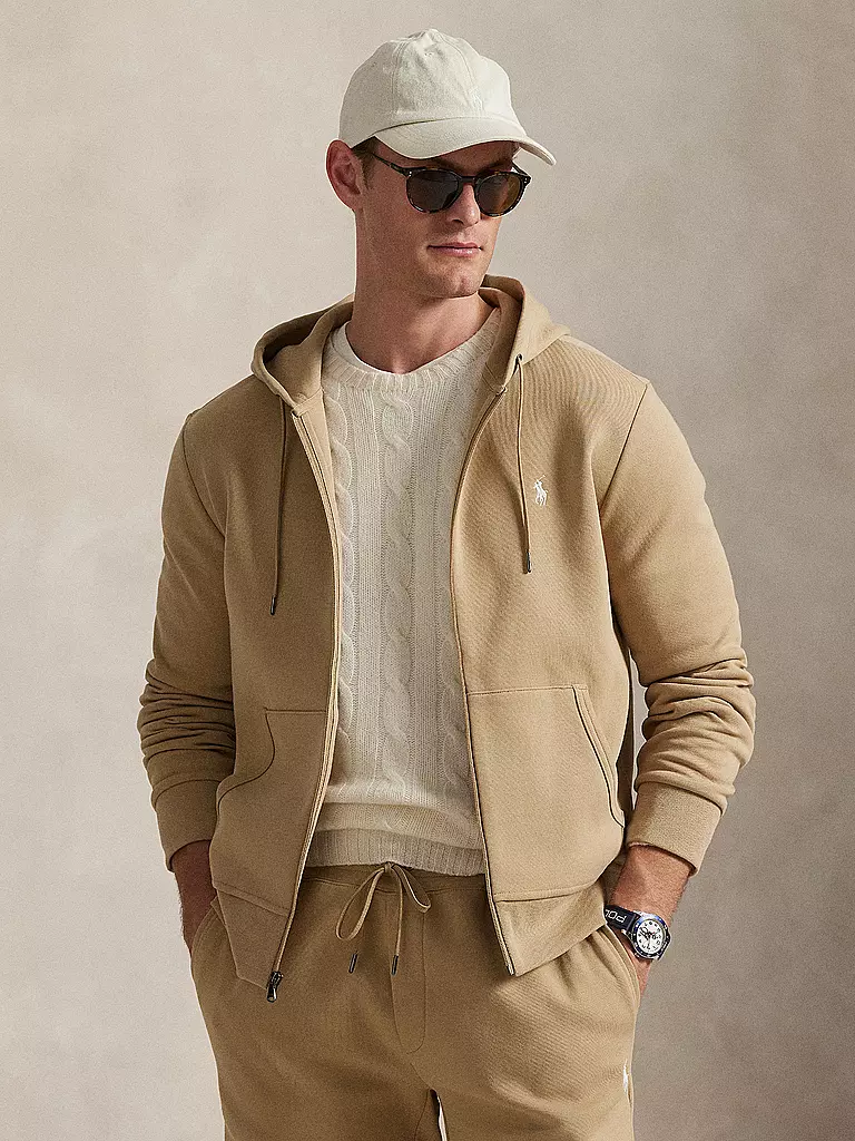 POLO RALPH LAUREN | Kapuzensweatjacke | hellbraun
