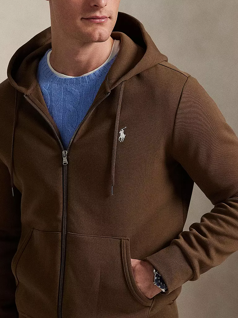 POLO RALPH LAUREN | Kapuzensweatjacke | braun