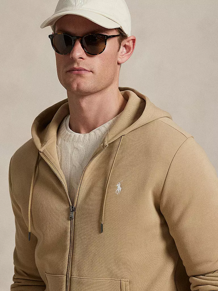 POLO RALPH LAUREN | Kapuzensweatjacke | hellbraun