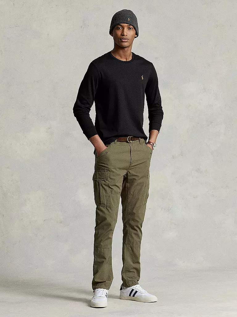 POLO RALPH LAUREN | Langarmshirt  | schwarz