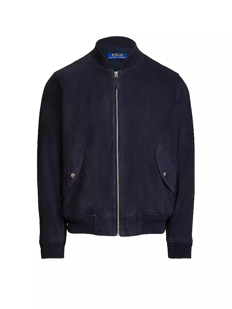 POLO RALPH LAUREN | Lederjacke | blau