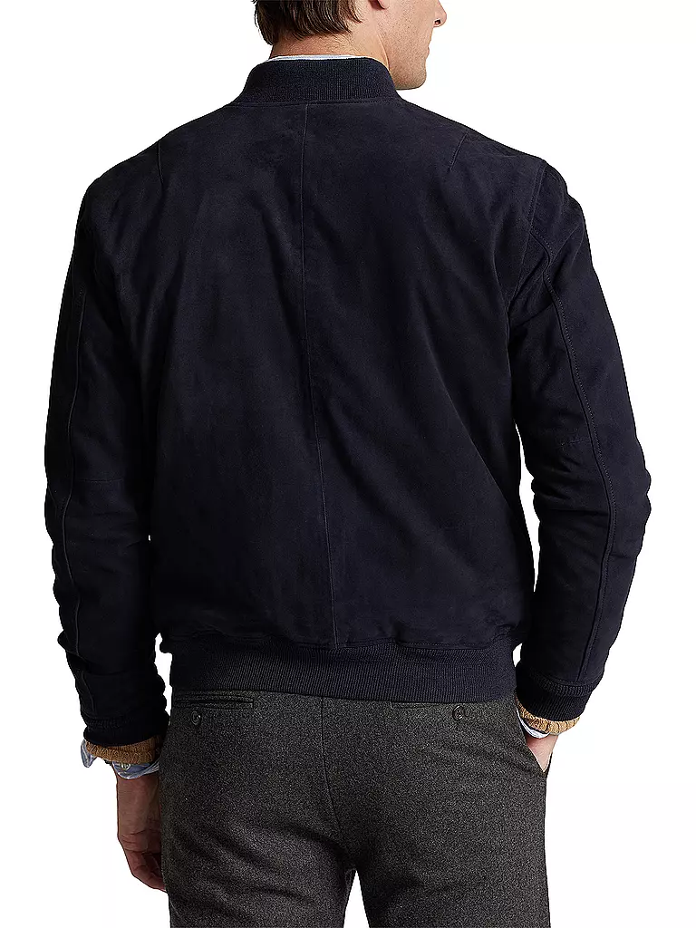 POLO RALPH LAUREN | Lederjacke | blau
