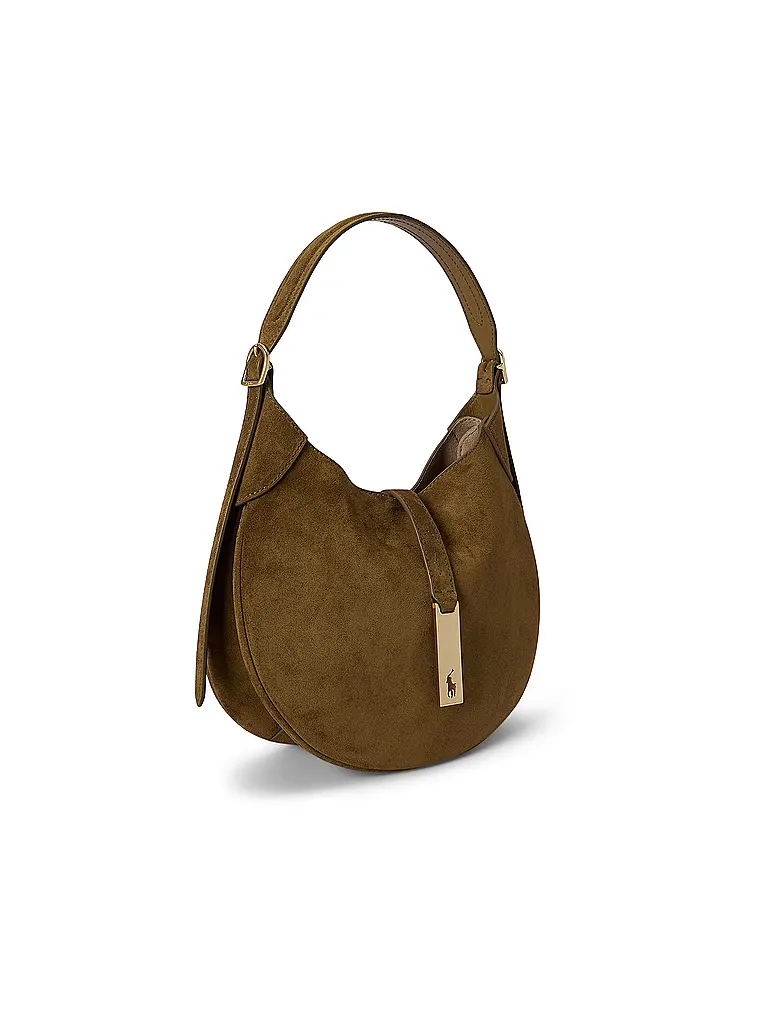 POLO RALPH LAUREN | Ledertasche - Schultertasche Small | Braun