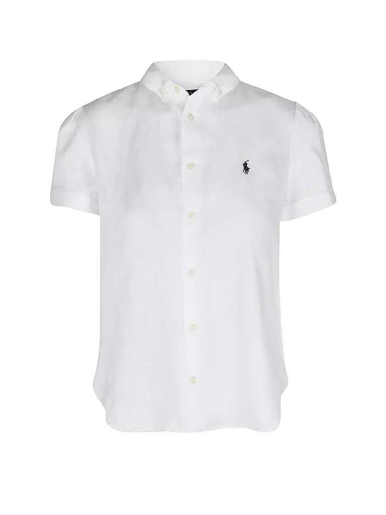 POLO RALPH LAUREN | Leinenbluse  | weiss