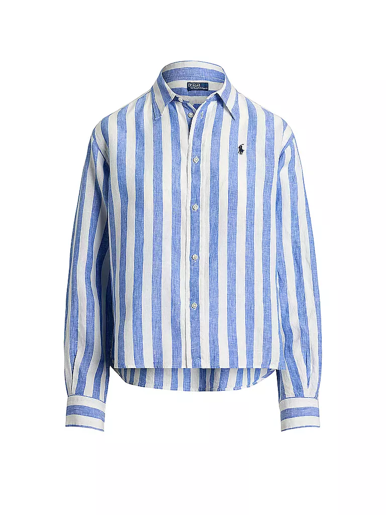 POLO RALPH LAUREN | Leinenbluse | blau