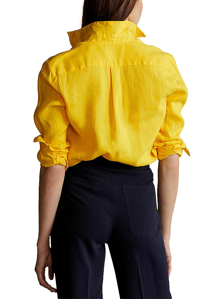 POLO RALPH LAUREN | Leinenbluse | gelb