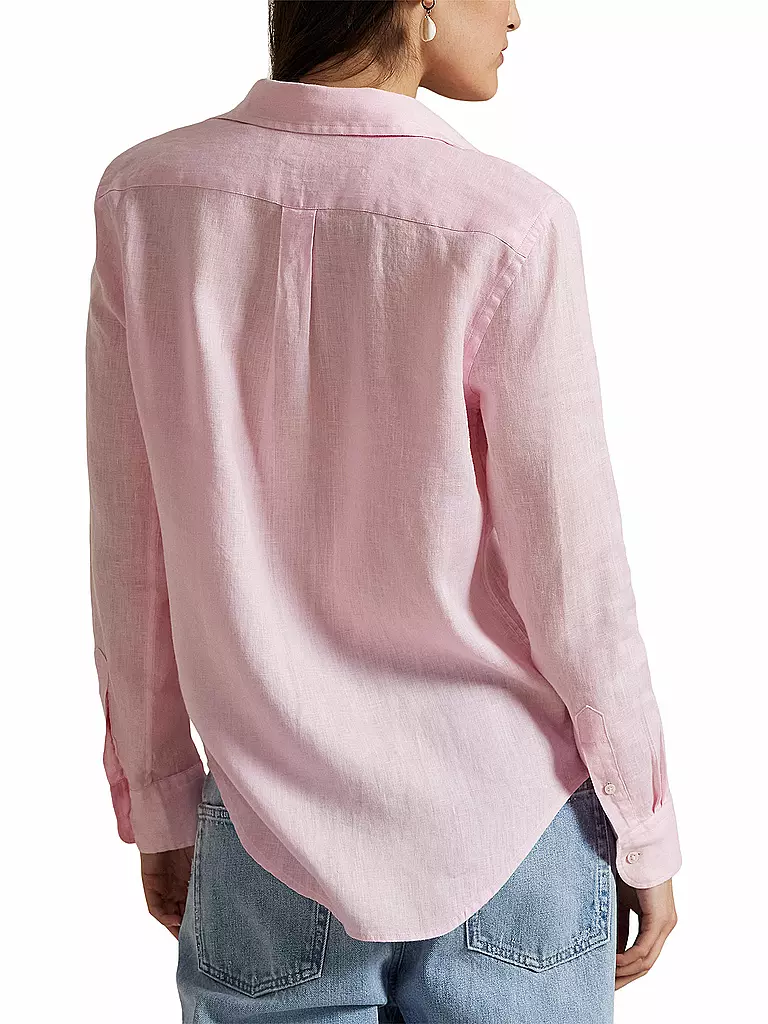POLO RALPH LAUREN | Leinenbluse | rosa