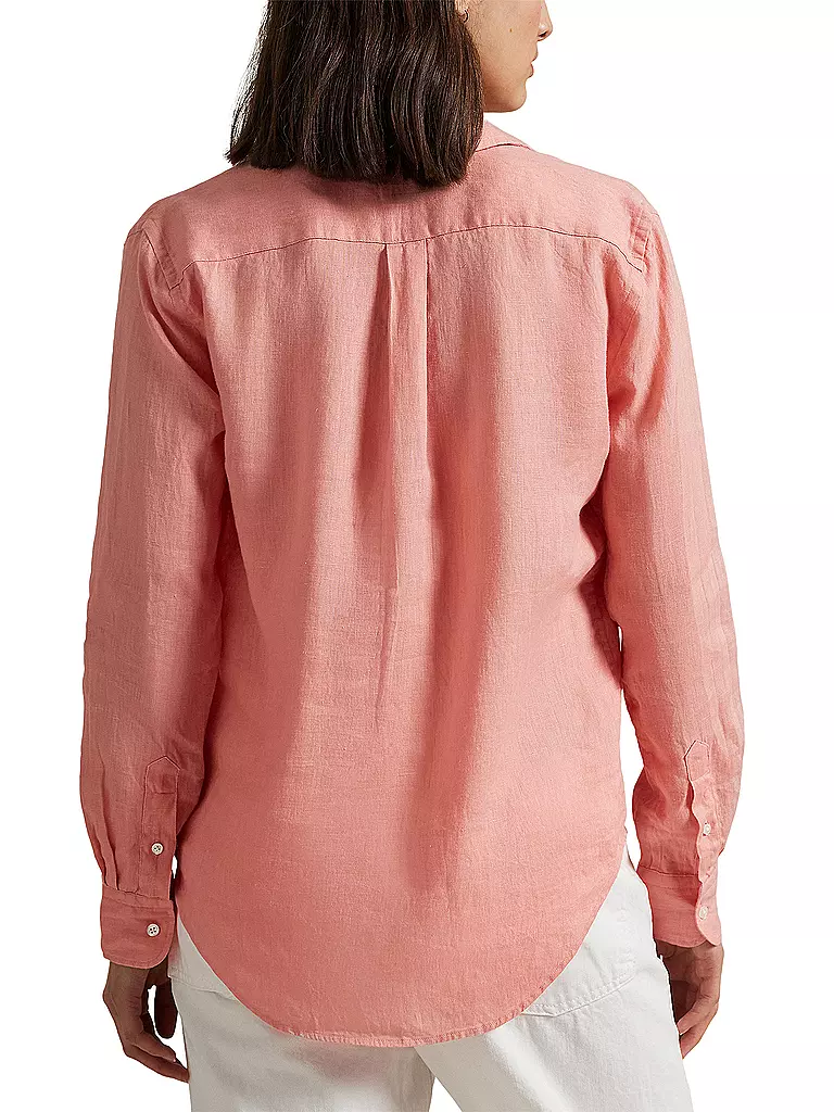 POLO RALPH LAUREN | Leinenbluse | rosa