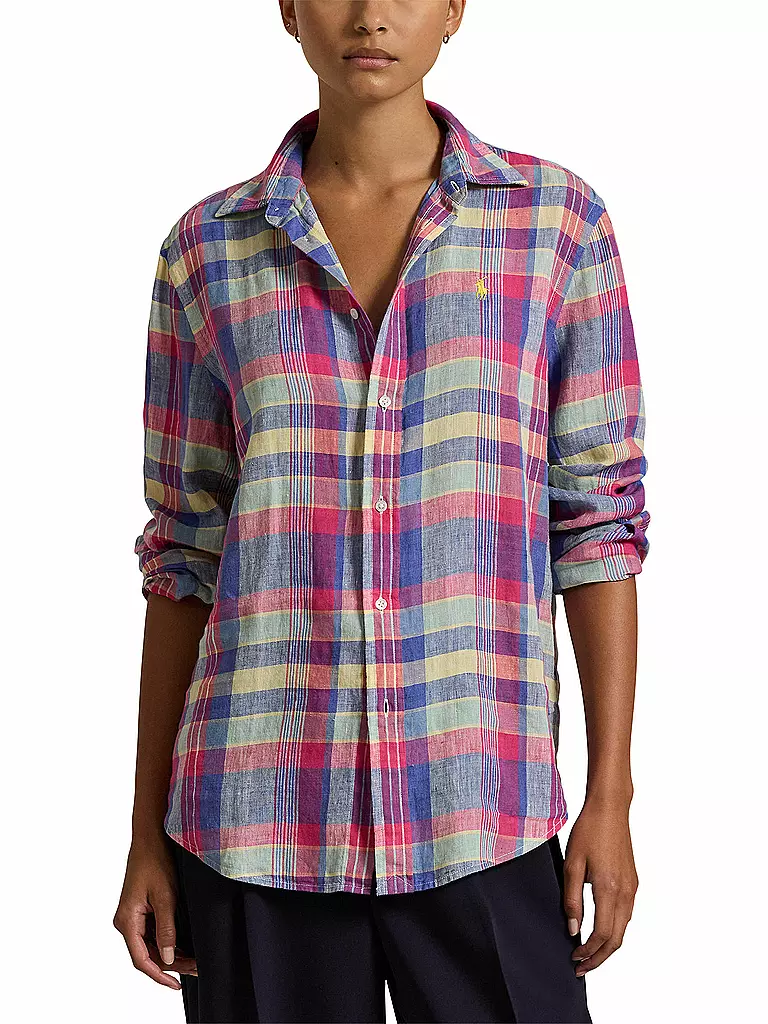 POLO RALPH LAUREN | Leinenbluse | blau