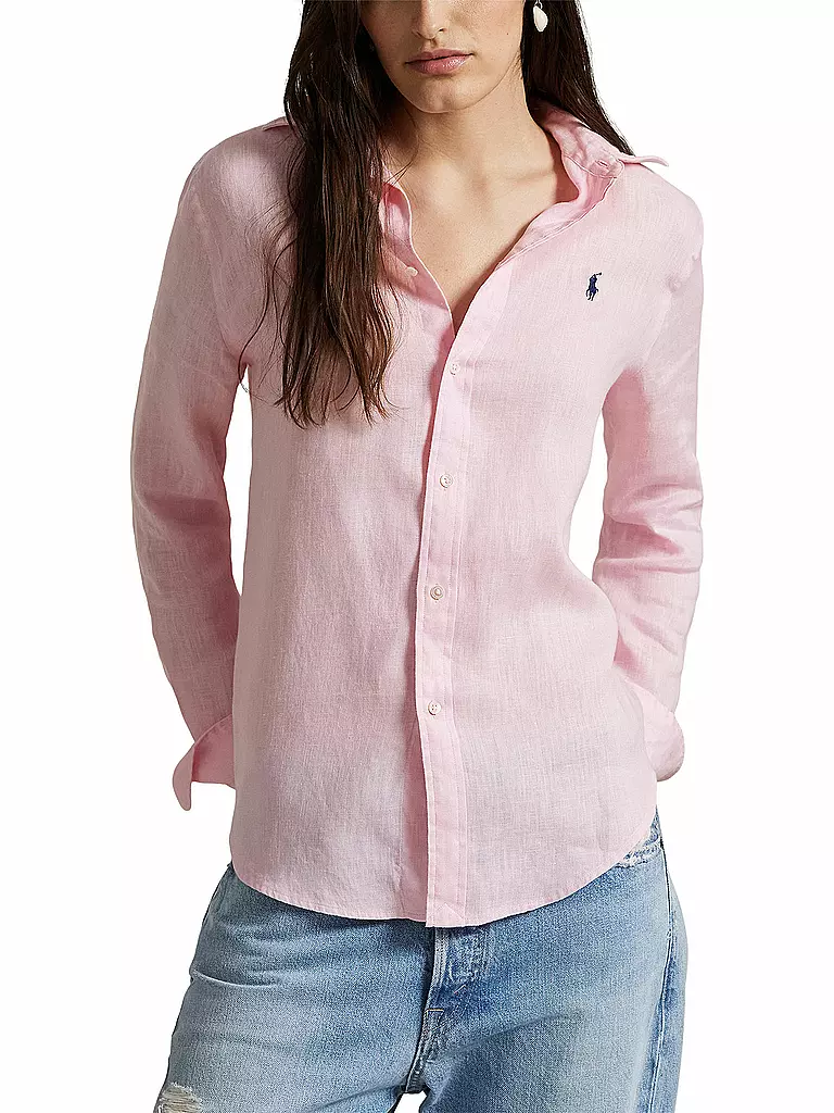 POLO RALPH LAUREN | Leinenbluse | rosa