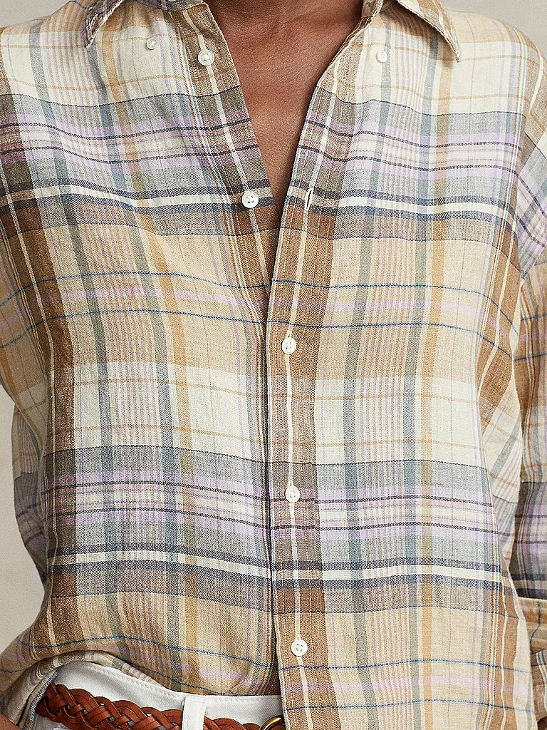POLO RALPH LAUREN | Leinenbluse | braun