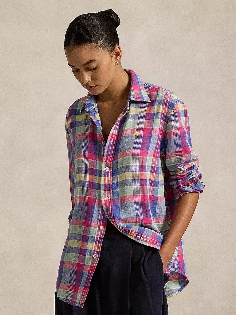 POLO RALPH LAUREN | Leinenbluse | blau