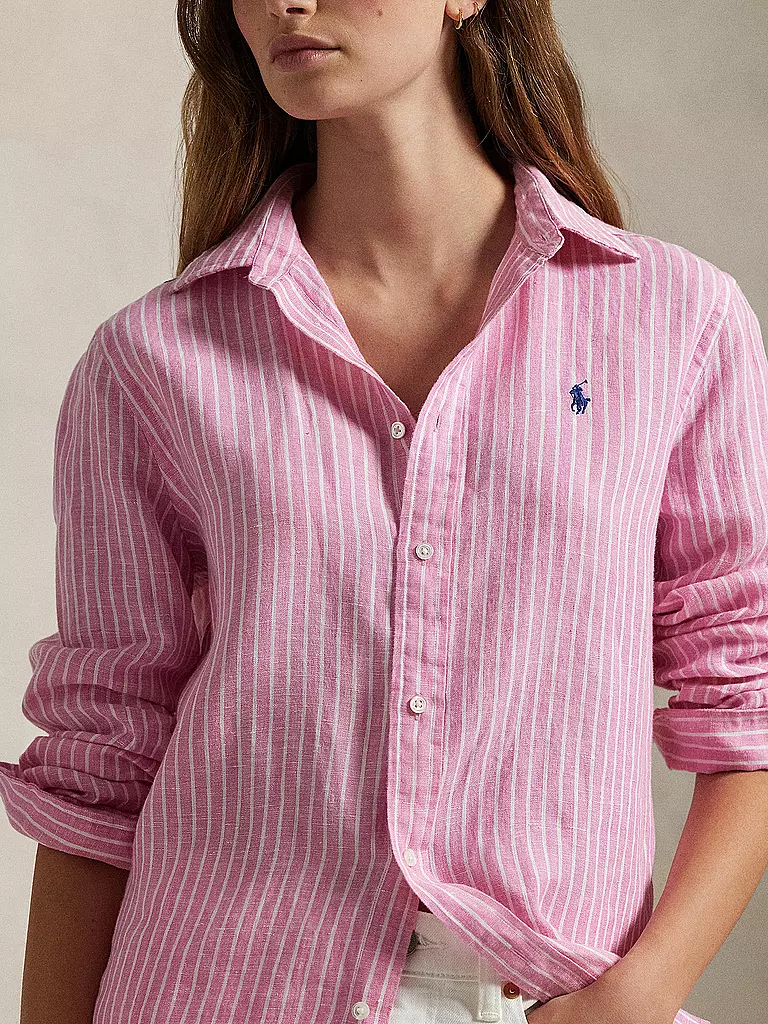 POLO RALPH LAUREN | Leinenbluse | blau