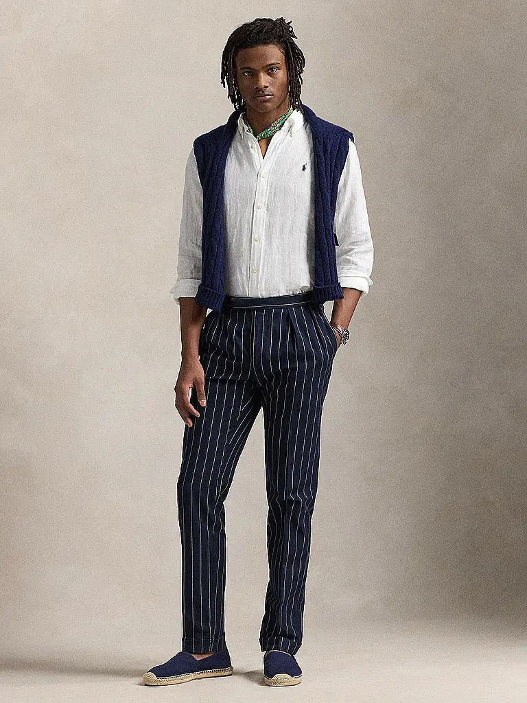 POLO RALPH LAUREN | Leinenhemd Custom Fit | Weiss