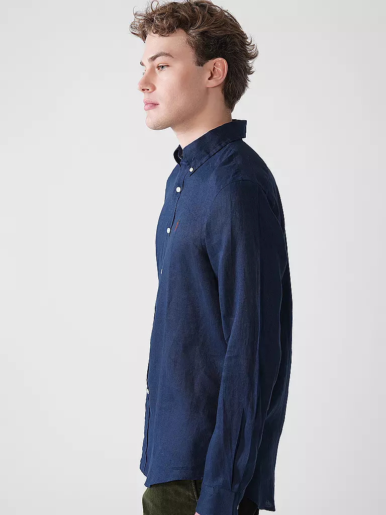 POLO RALPH LAUREN | Leinenhemd Custom Fit | hellblau