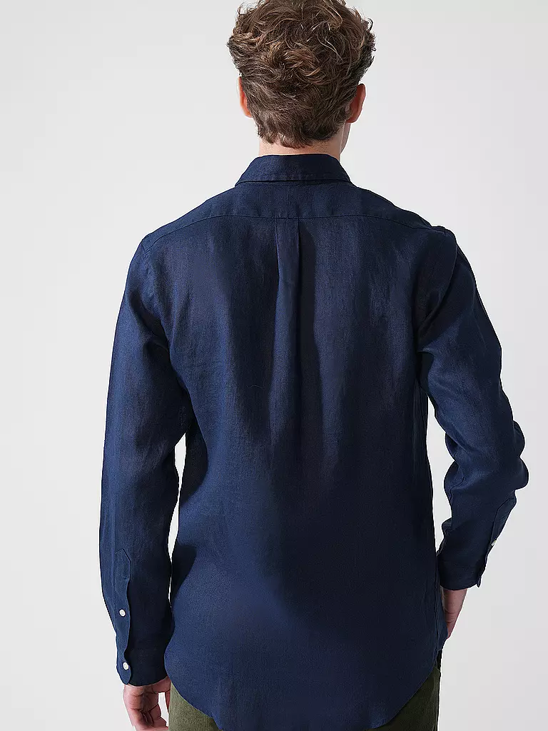 POLO RALPH LAUREN | Leinenhemd Custom Fit | hellblau