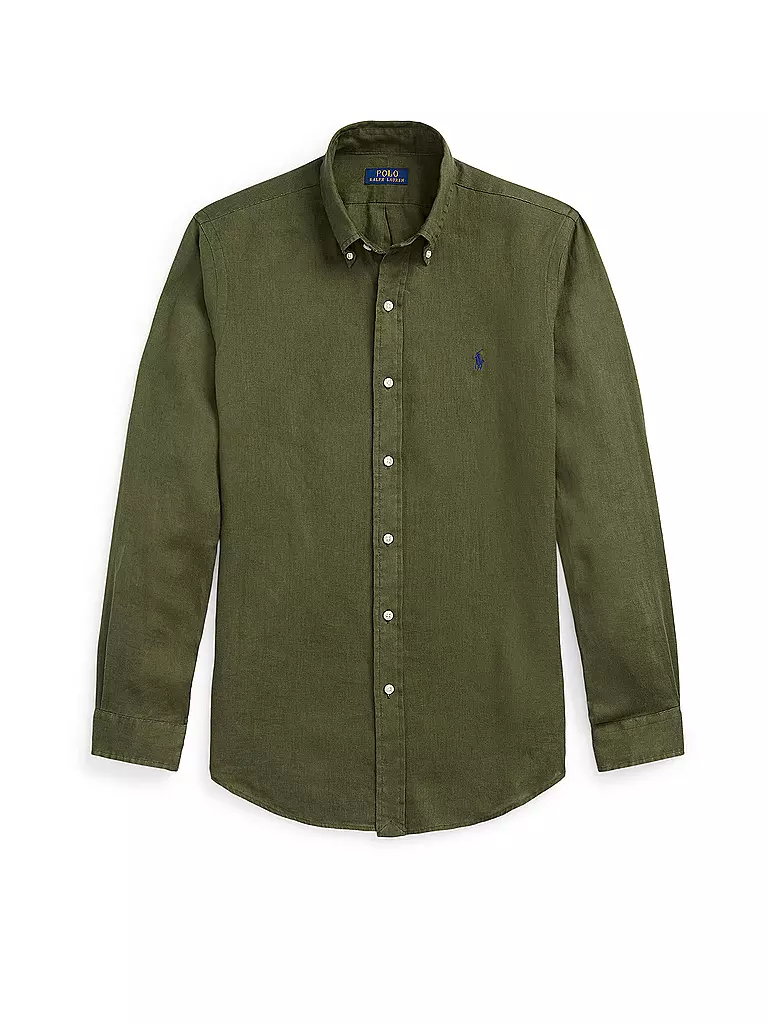 POLO RALPH LAUREN | Leinenhemd | olive