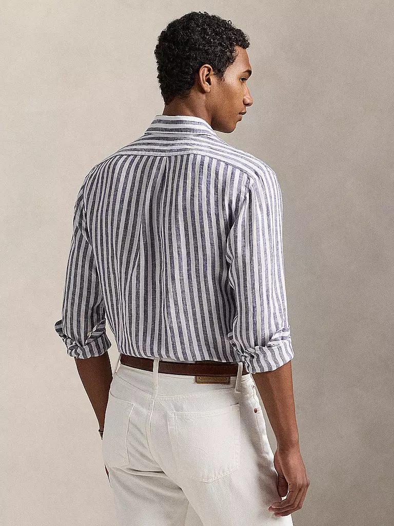 POLO RALPH LAUREN | Leinenhemd | grau