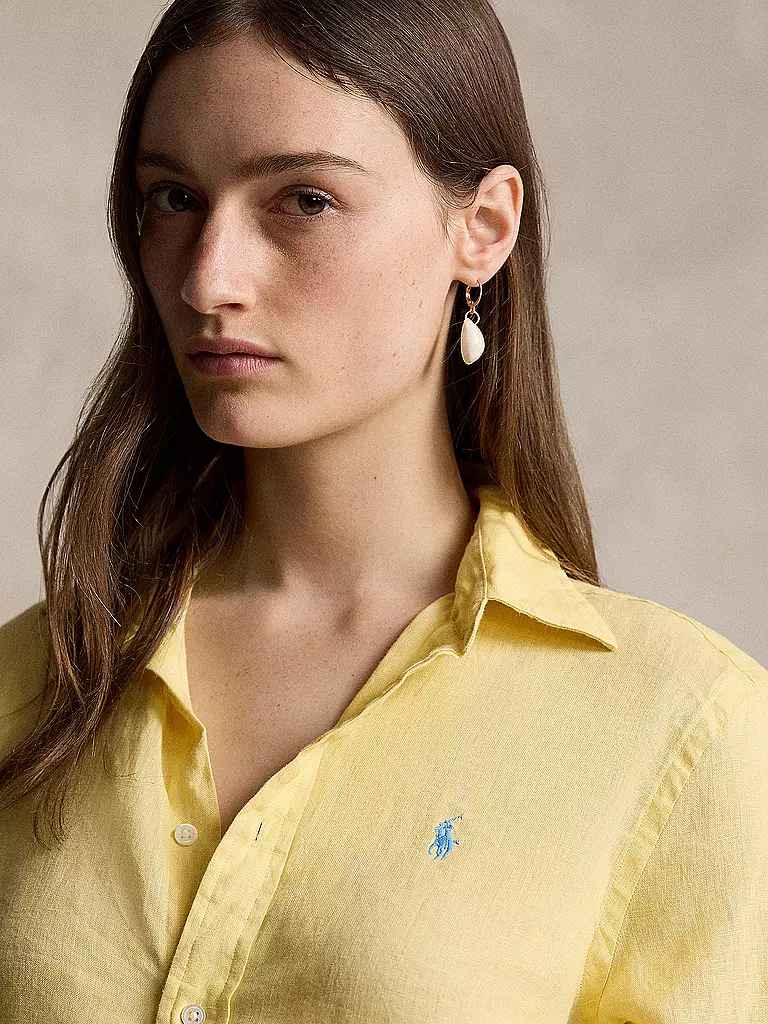 POLO RALPH LAUREN | Leinenhemd | gelb