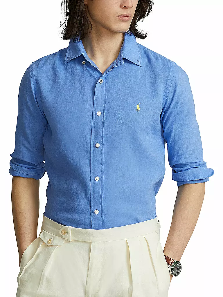 POLO RALPH LAUREN | Leinenhemd | blau