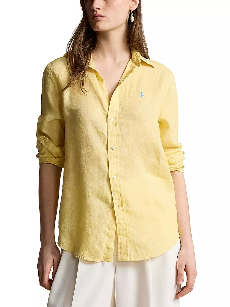 POLO RALPH LAUREN | Leinenhemd | gelb