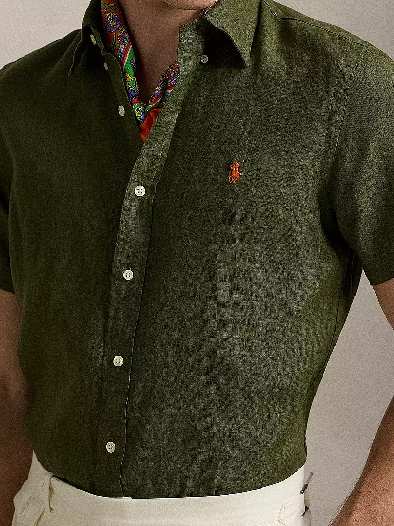 POLO RALPH LAUREN | Leinenhemd | dunkelblau