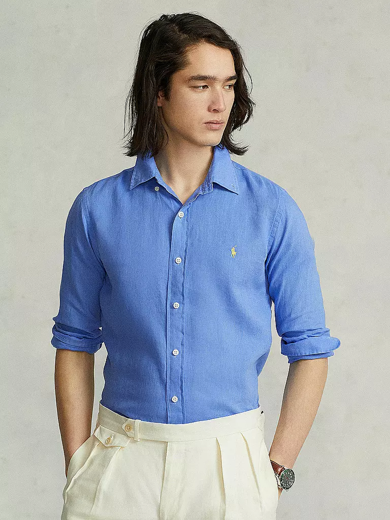 POLO RALPH LAUREN | Leinenhemd | blau