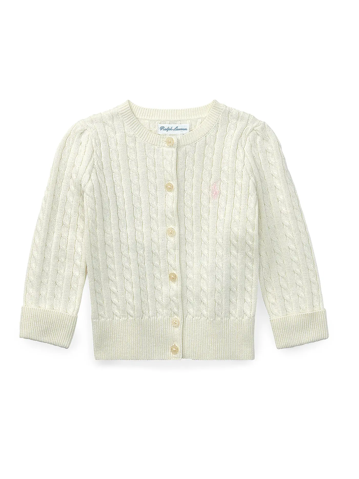 POLO RALPH LAUREN | Mädchen Strickjacke | weiss