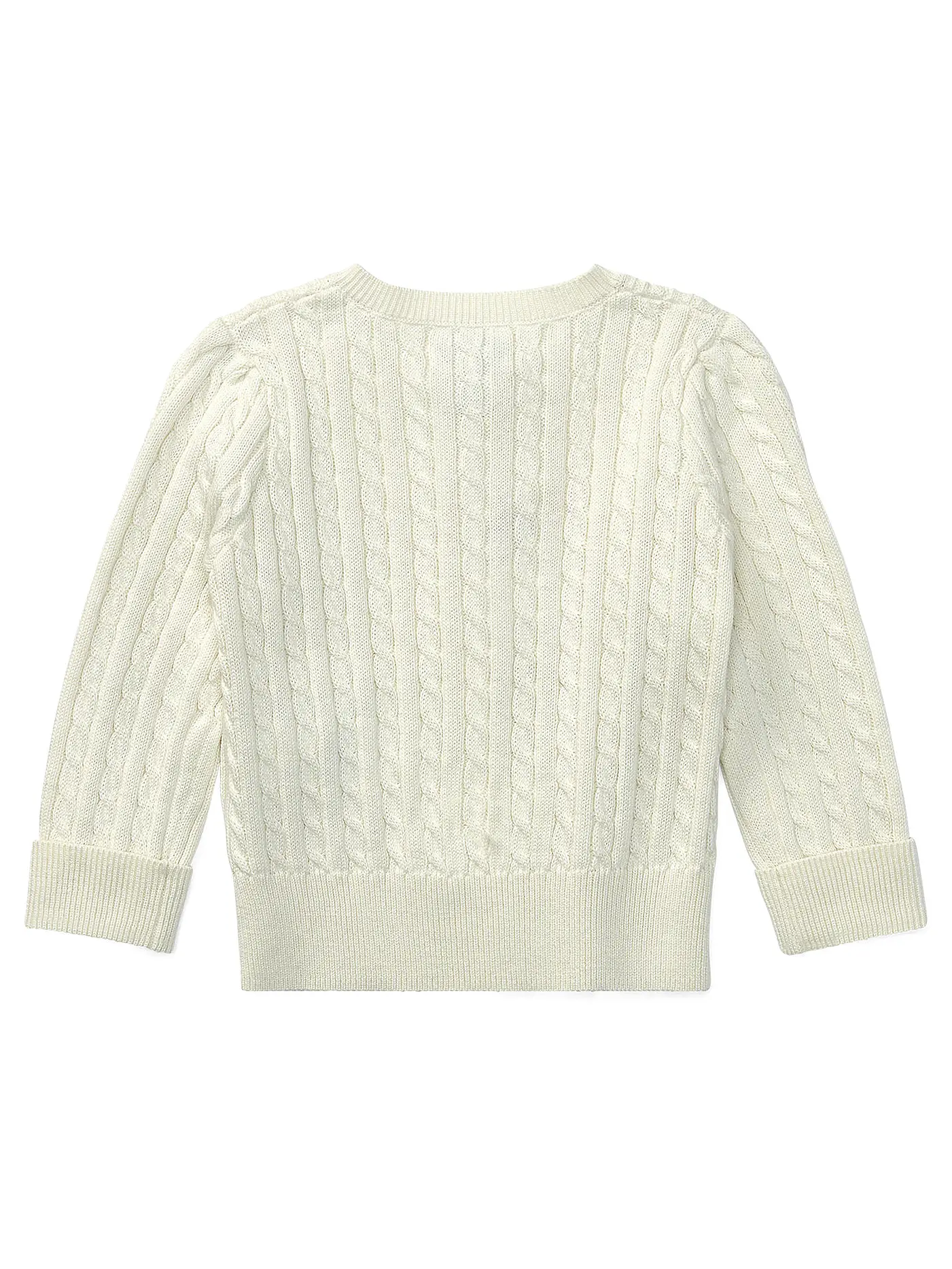 POLO RALPH LAUREN | Mädchen Strickjacke | weiss