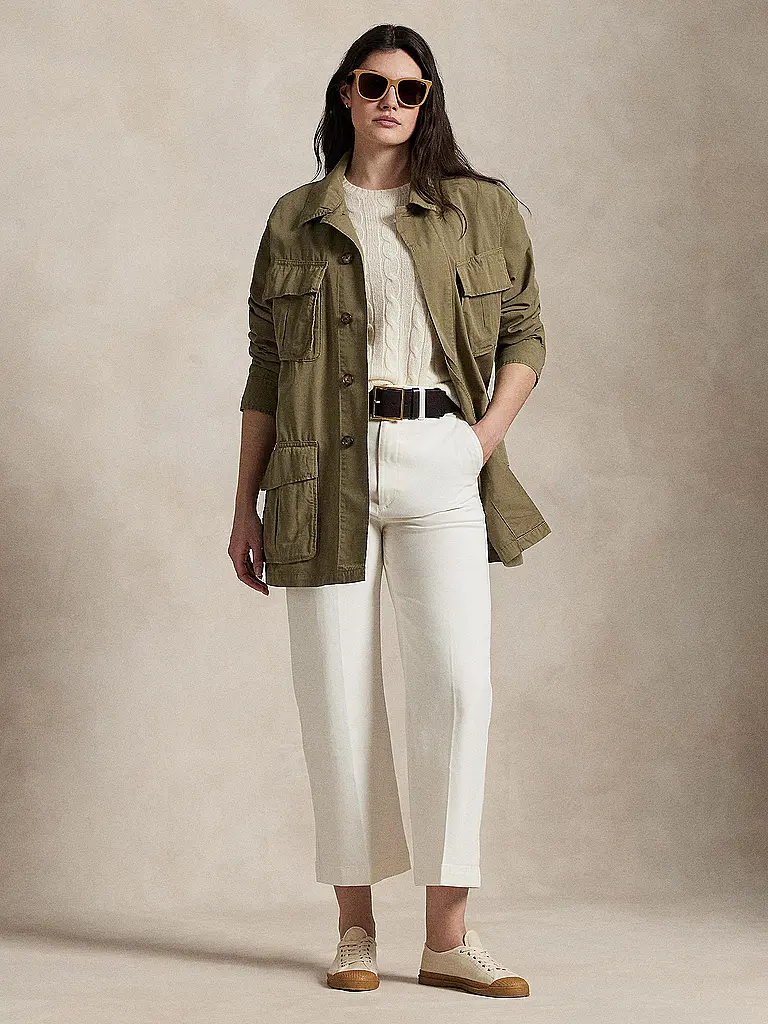 POLO RALPH LAUREN | Marlenehose  | Weiss