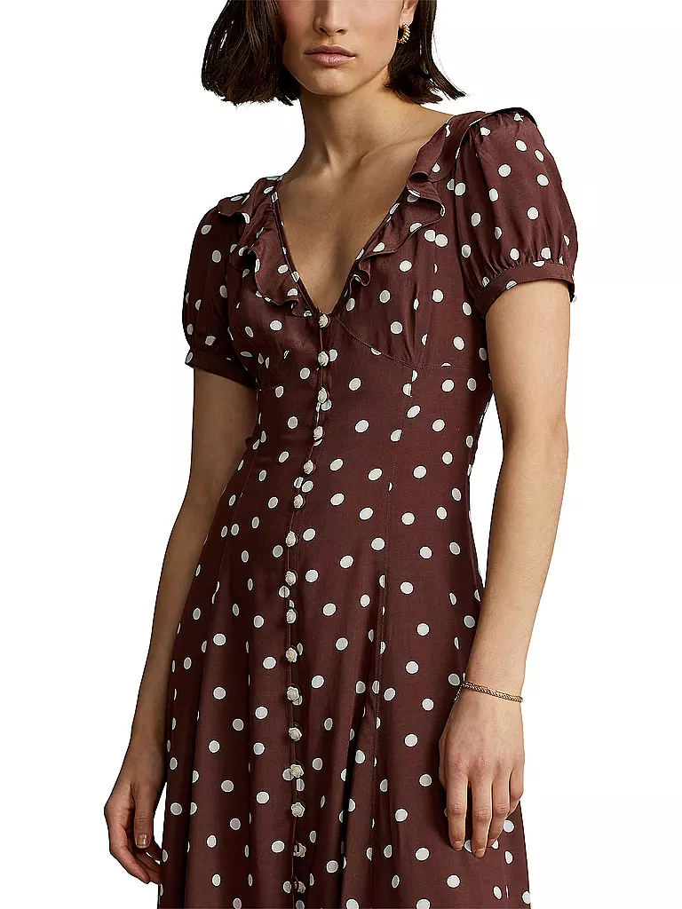 POLO RALPH LAUREN | Maxikleid | braun