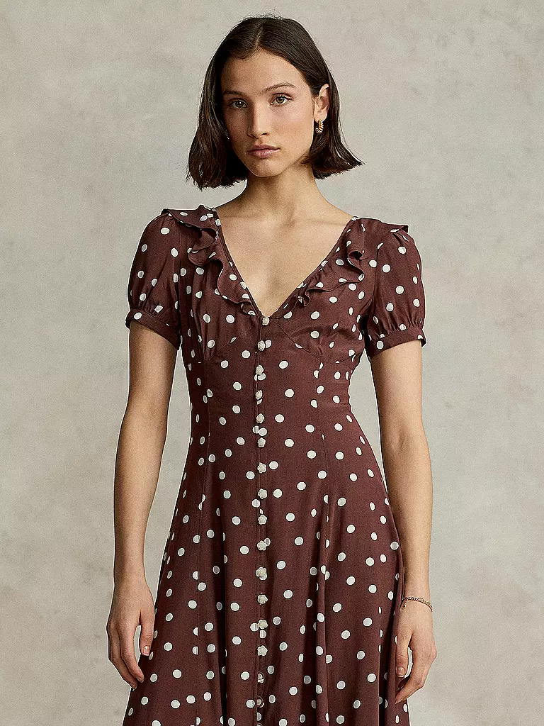 POLO RALPH LAUREN | Maxikleid | braun