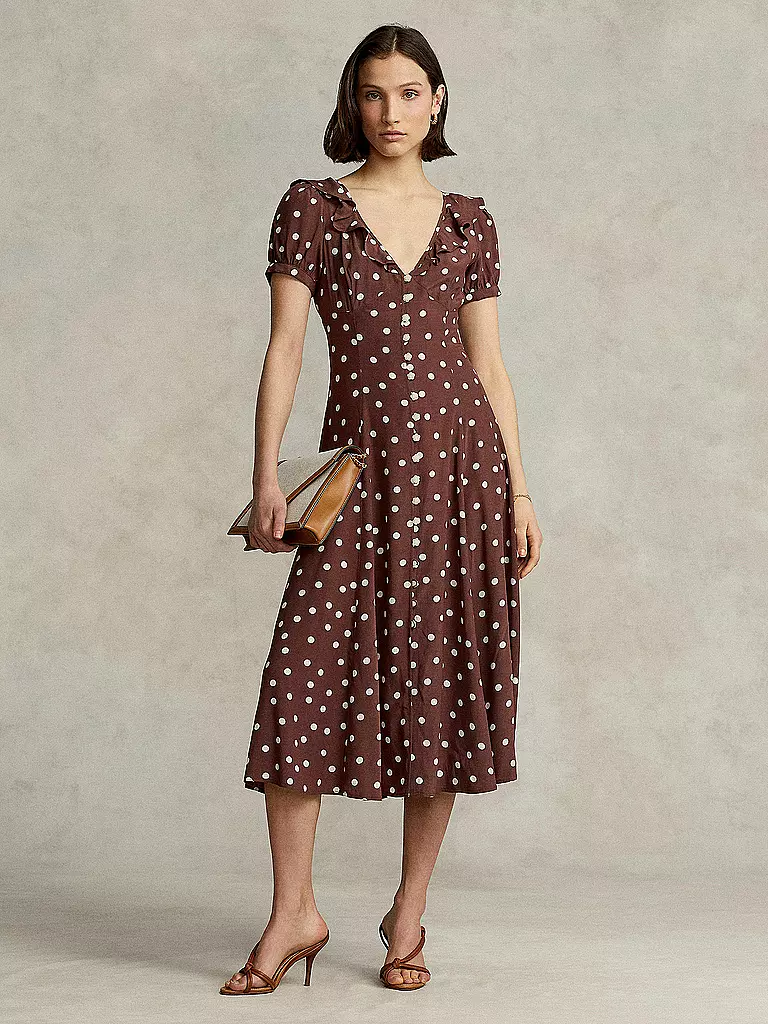 POLO RALPH LAUREN | Maxikleid | braun