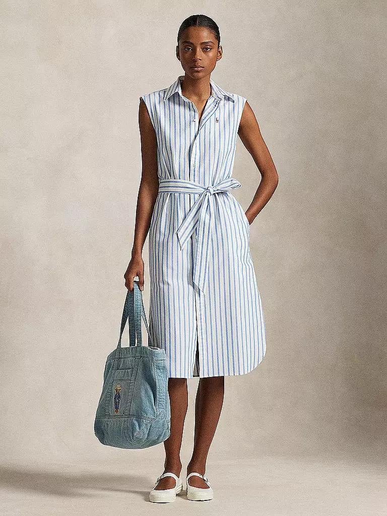 POLO RALPH LAUREN | Midikleid  | blau
