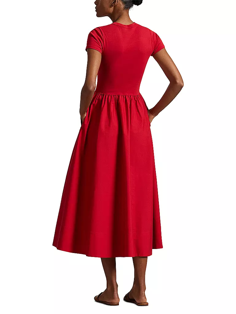 POLO RALPH LAUREN | Midikleid  | rot