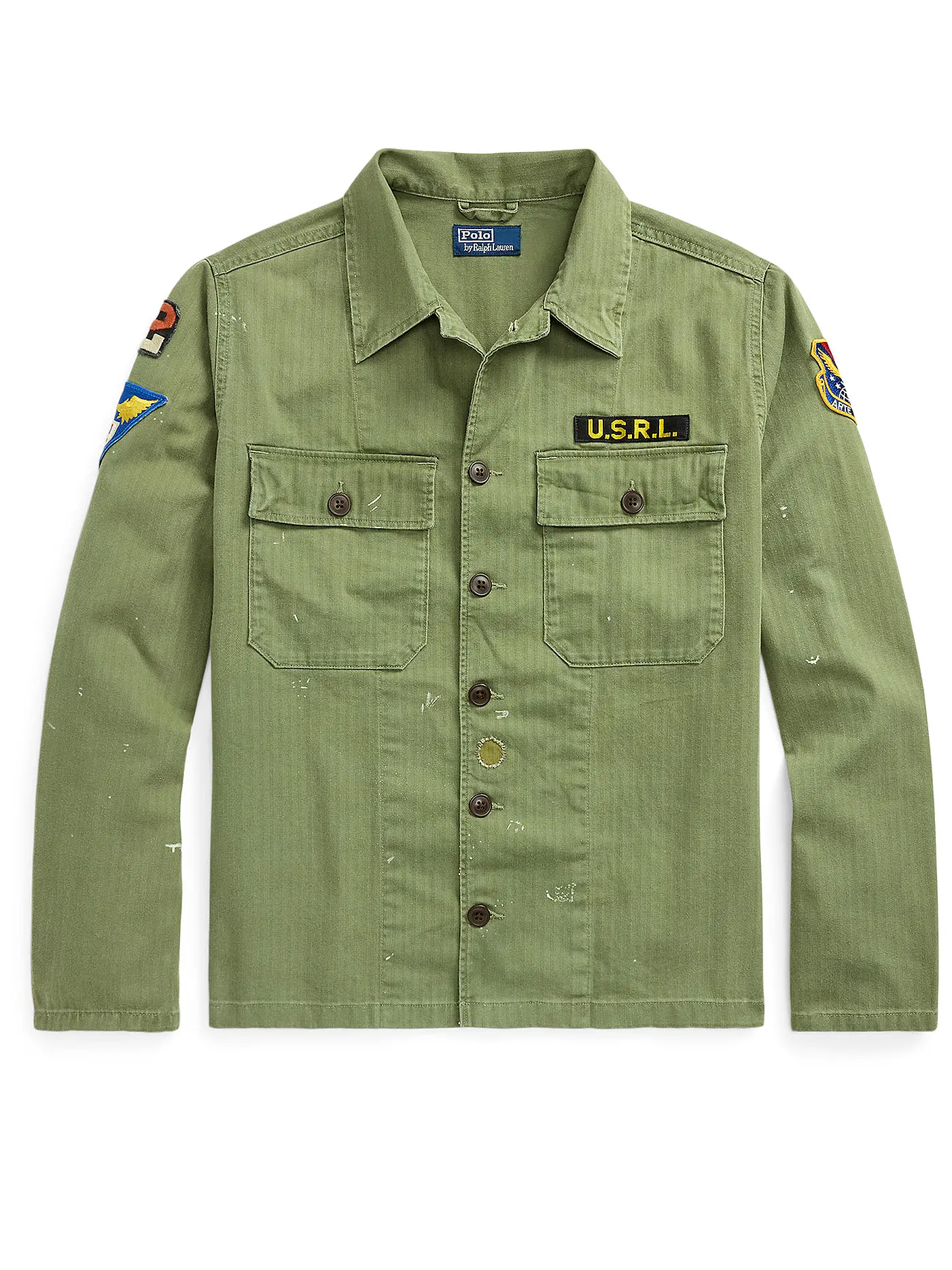 POLO RALPH LAUREN | Overshirt  | olive