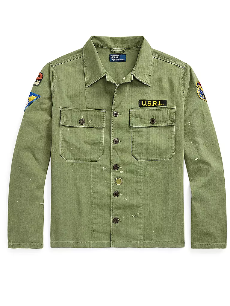 POLO RALPH LAUREN | Overshirt  | olive