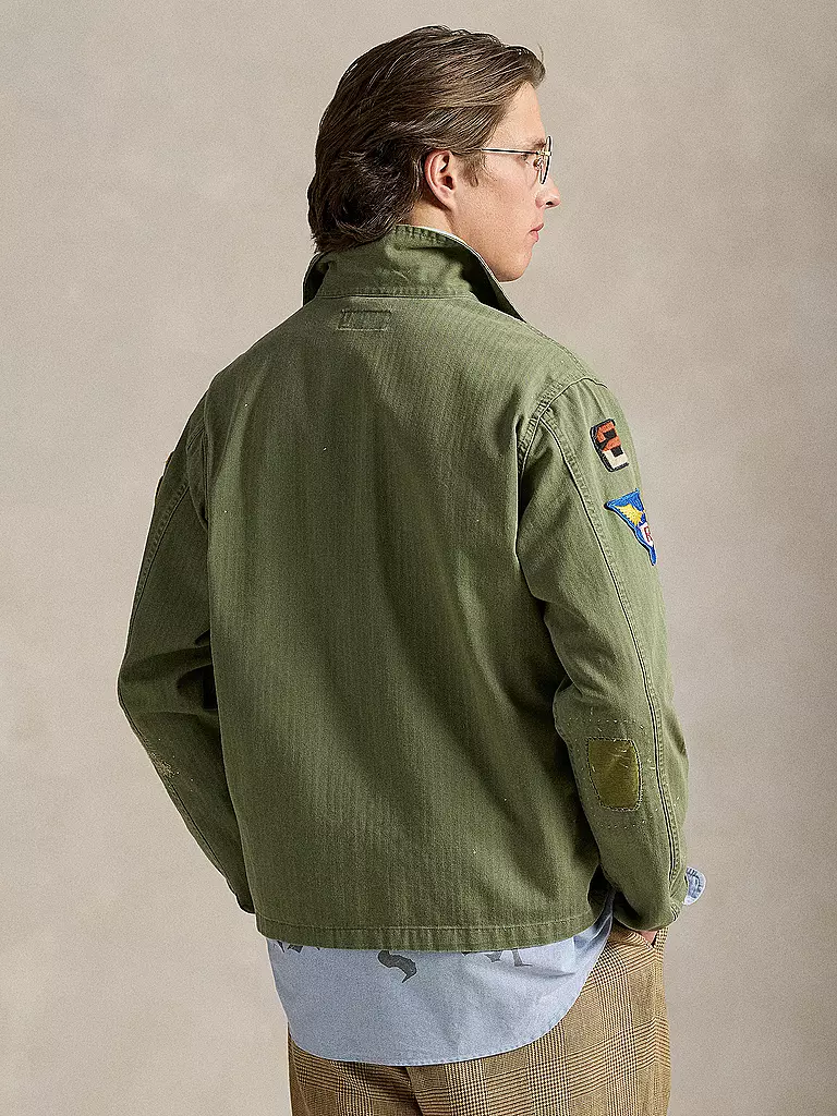 POLO RALPH LAUREN | Overshirt  | olive