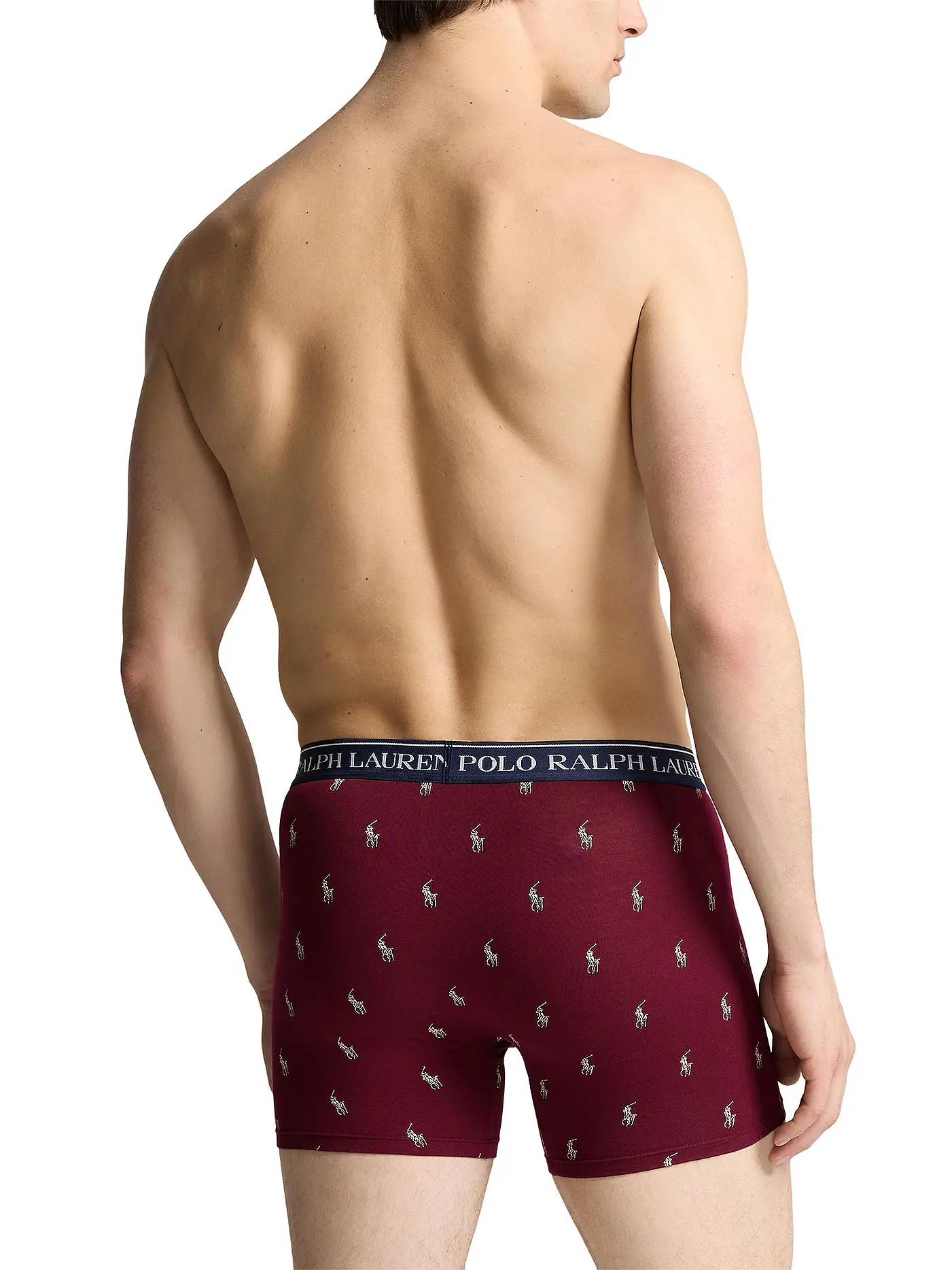 POLO RALPH LAUREN | Pants 3er Pkg. bunt | dunkelrot