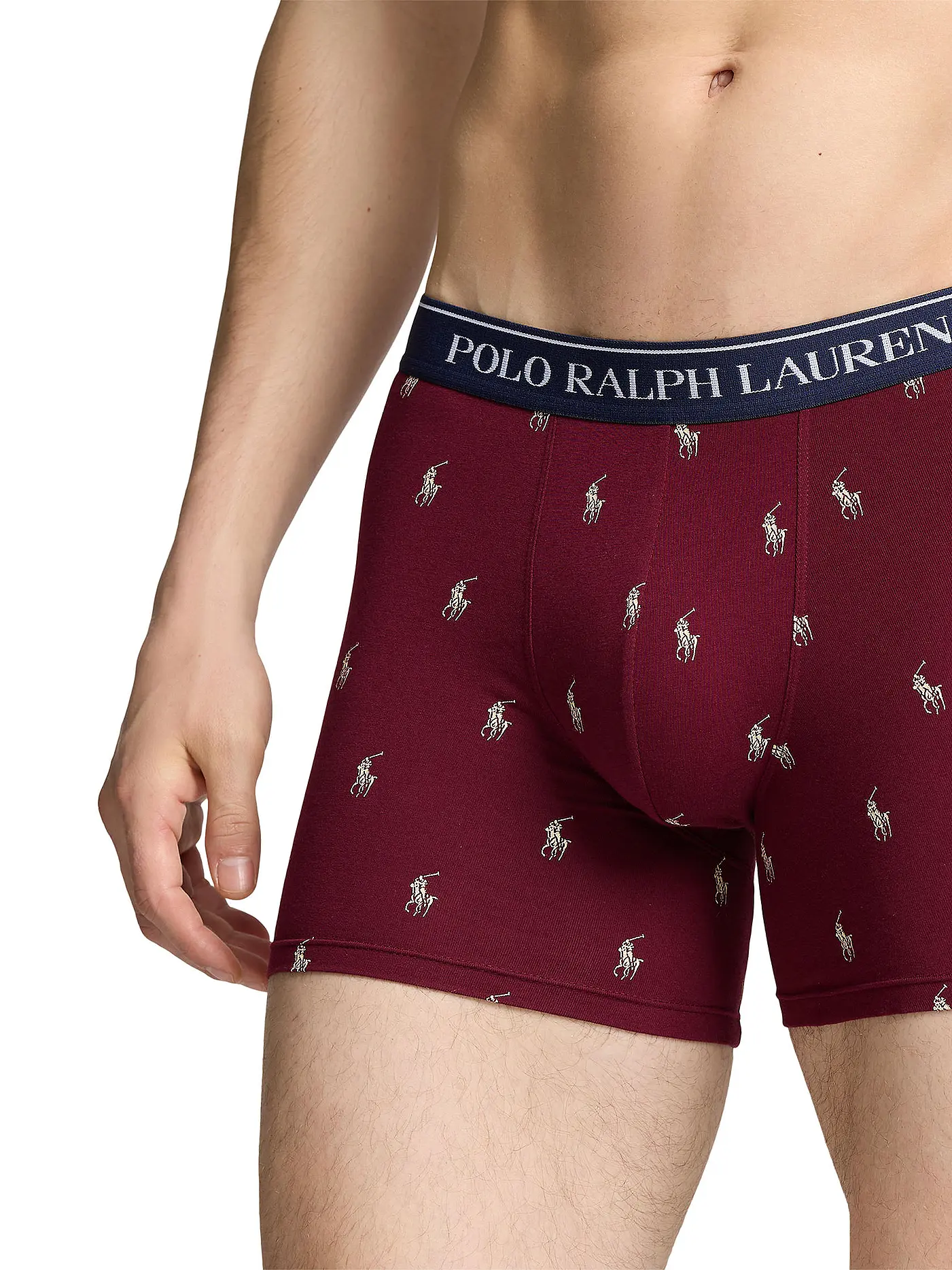 POLO RALPH LAUREN | Pants 3er Pkg. bunt | dunkelrot
