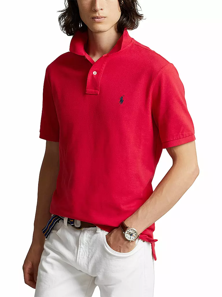 POLO RALPH LAUREN | Poloshirt Custom Fit  | rot