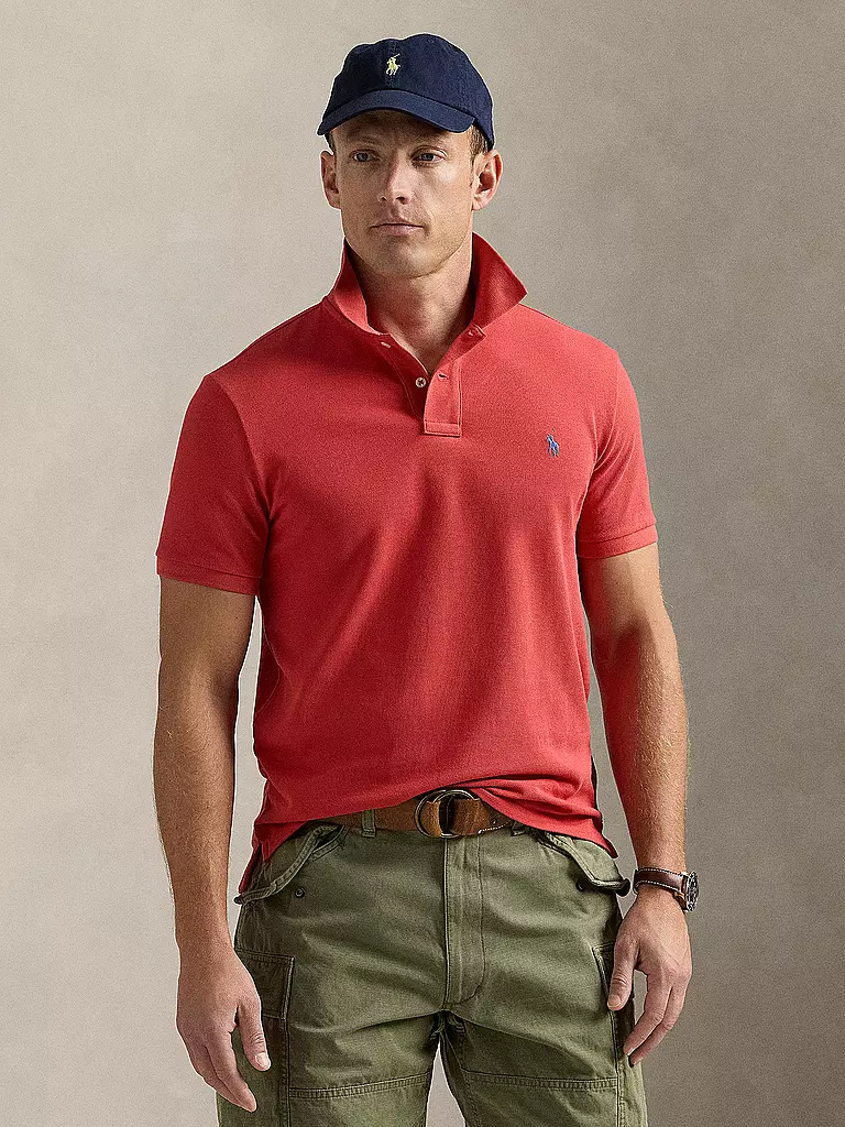 POLO RALPH LAUREN | Poloshirt Custom Fit | Rot