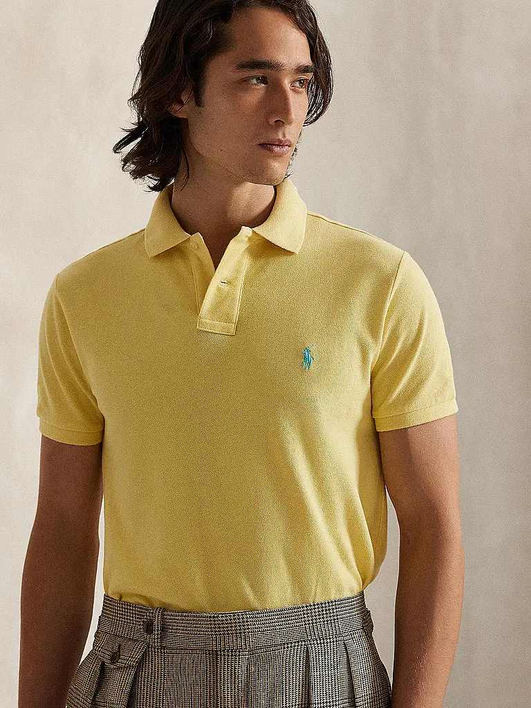 POLO RALPH LAUREN | Poloshirt Custom Slim Fit  | Gelb