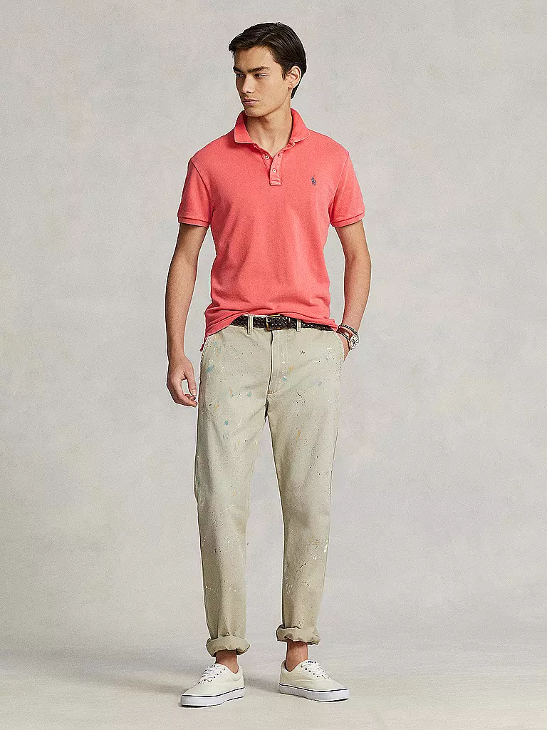 POLO RALPH LAUREN | Poloshirt Custom Slim Fit | rot