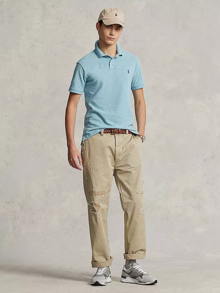 POLO RALPH LAUREN | Poloshirt Custom Slim Fit | blau