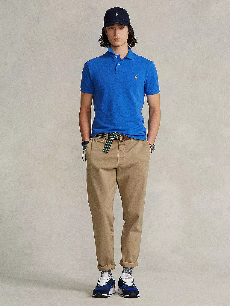 POLO RALPH LAUREN | Poloshirt Custom Slim Fit | blau