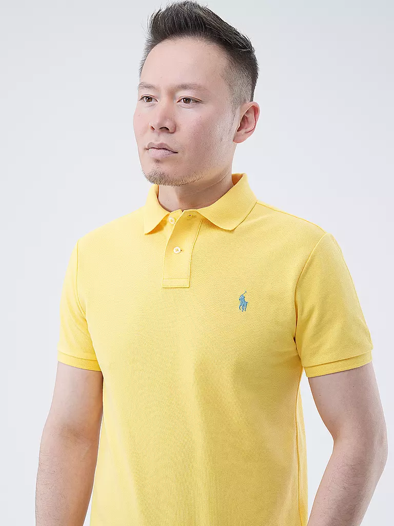 POLO RALPH LAUREN | Poloshirt Custom Slim Fit | gelb