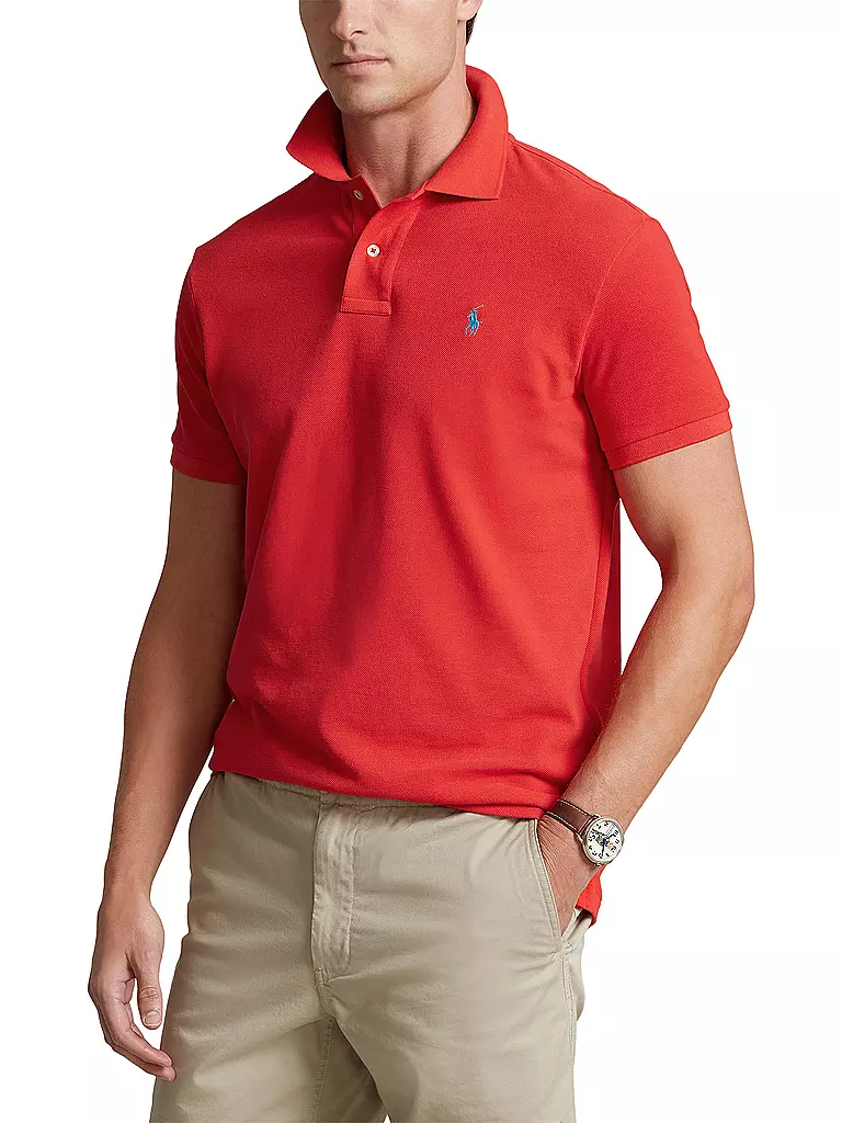 POLO RALPH LAUREN | Poloshirt Custom Slim Fit | koralle